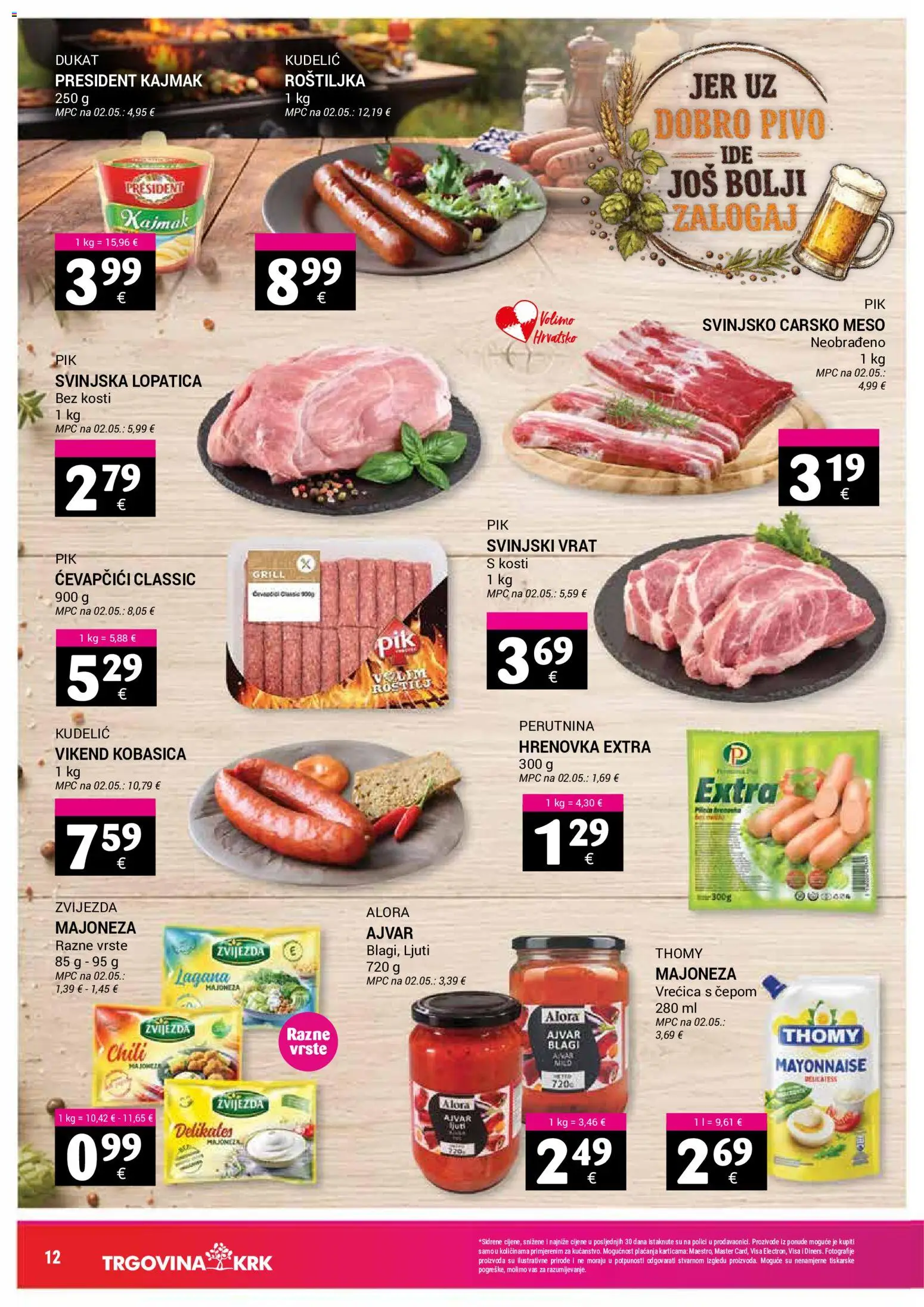 Trgovina Krk katalog akcija strana 12 – vrijedi od 1.8. do 16.8.2026.