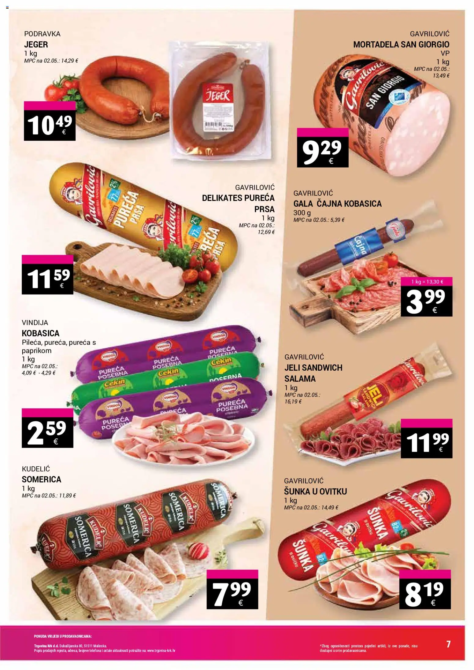 Trgovina Krk katalog akcija strana 7 – vrijedi od 1.8. do 16.8.2026.