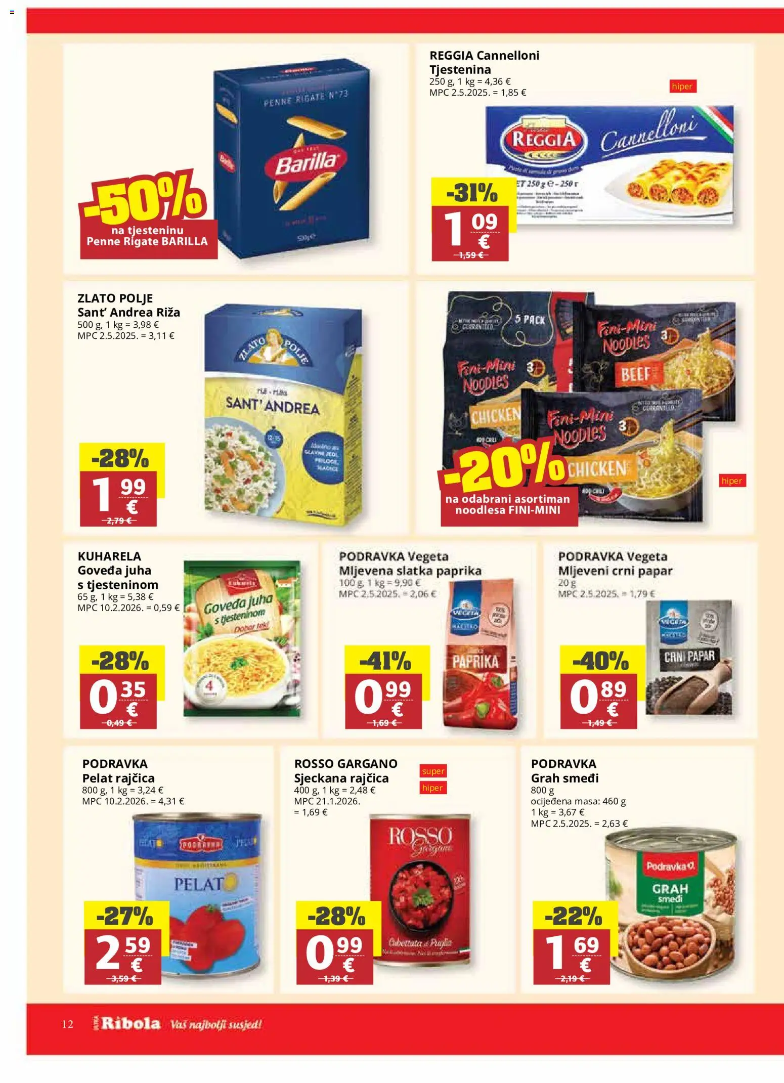 Ultra Gros katalog akcija strana 12 – vrijedi od 22.7. do 6.8.2026.
