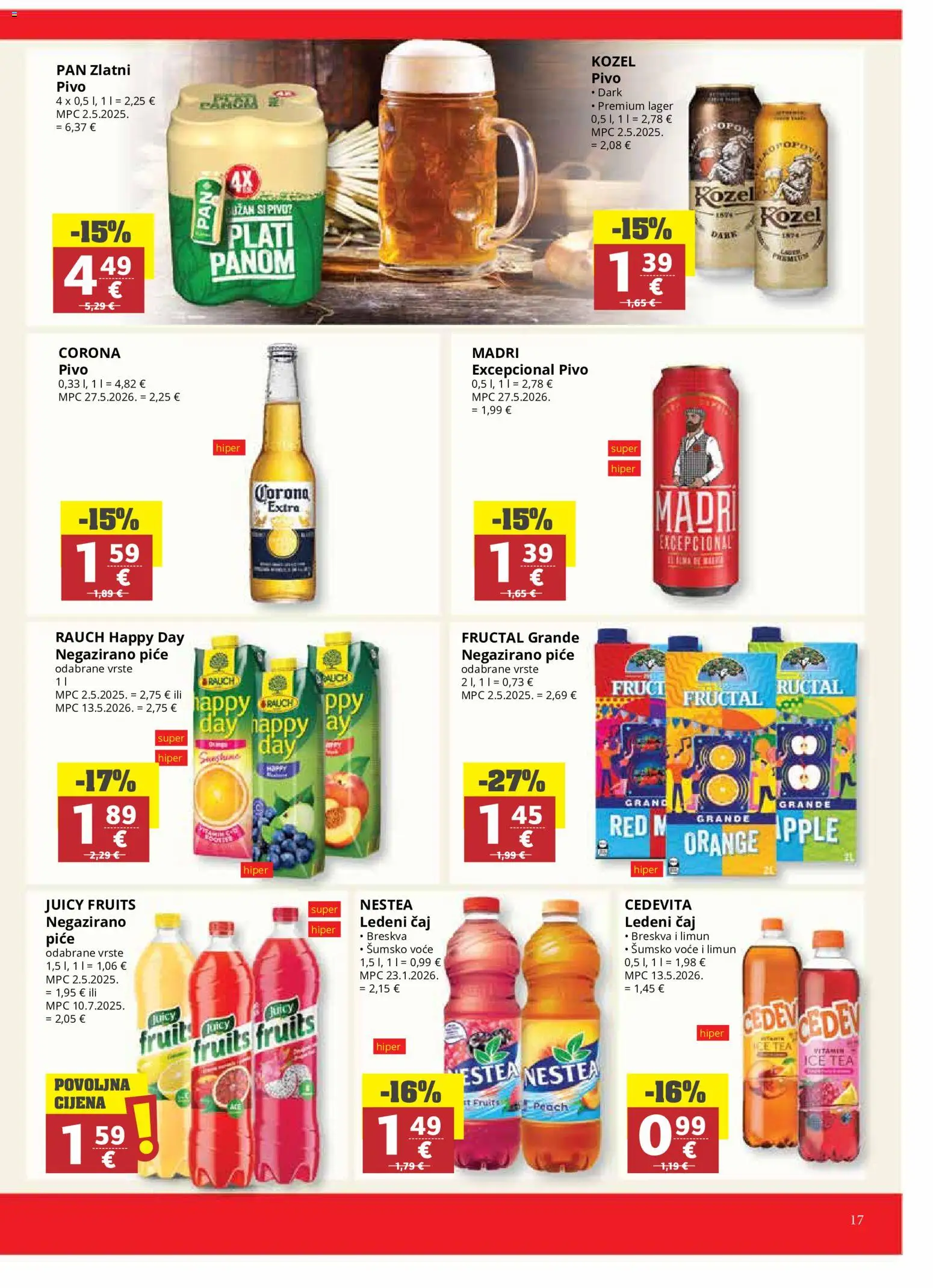 Ultra Gros katalog akcija strana 17 – vrijedi od 22.7. do 6.8.2026.