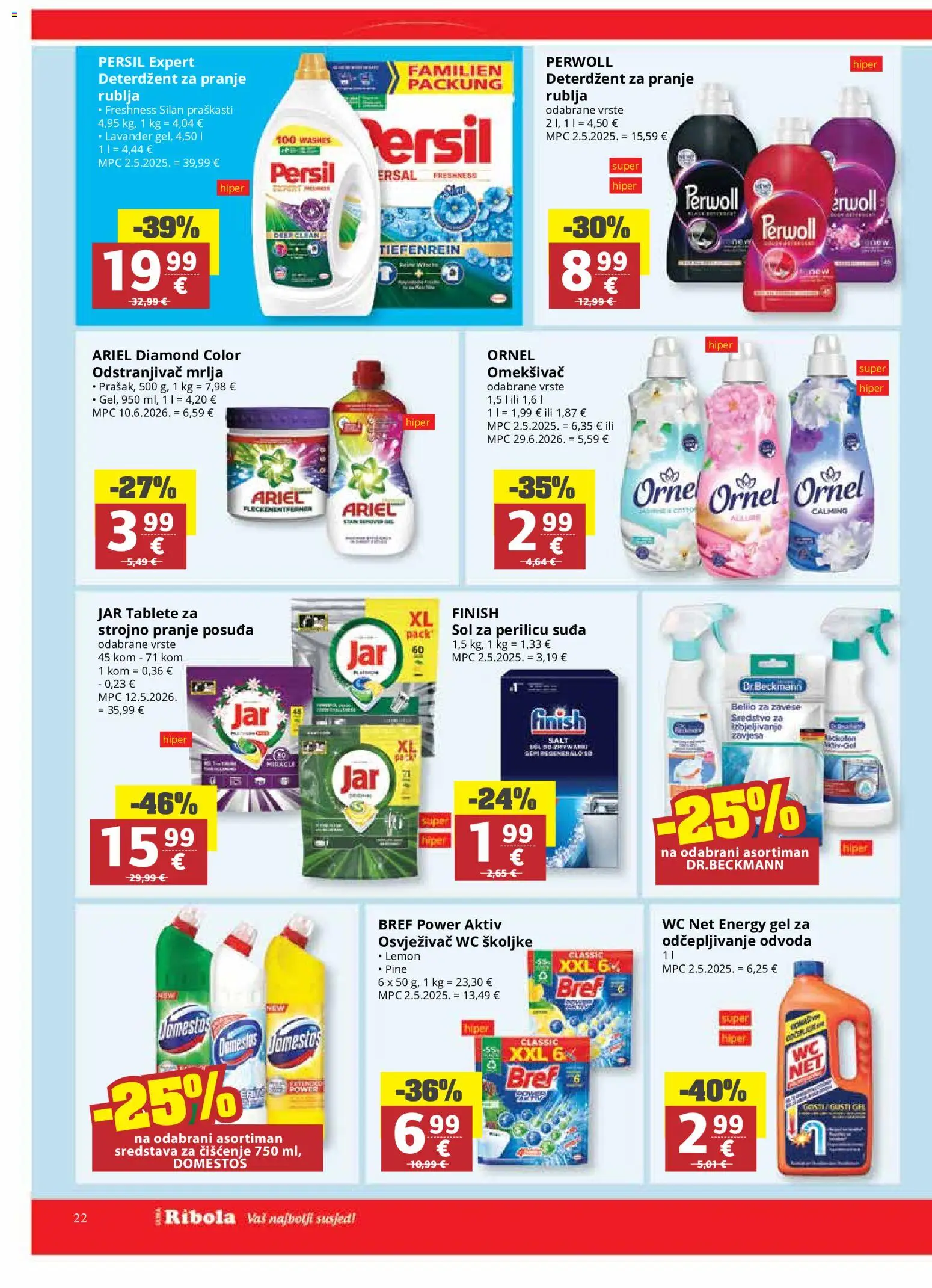 Ultra Gros katalog akcija strana 22 – vrijedi od 22.7. do 6.8.2026.