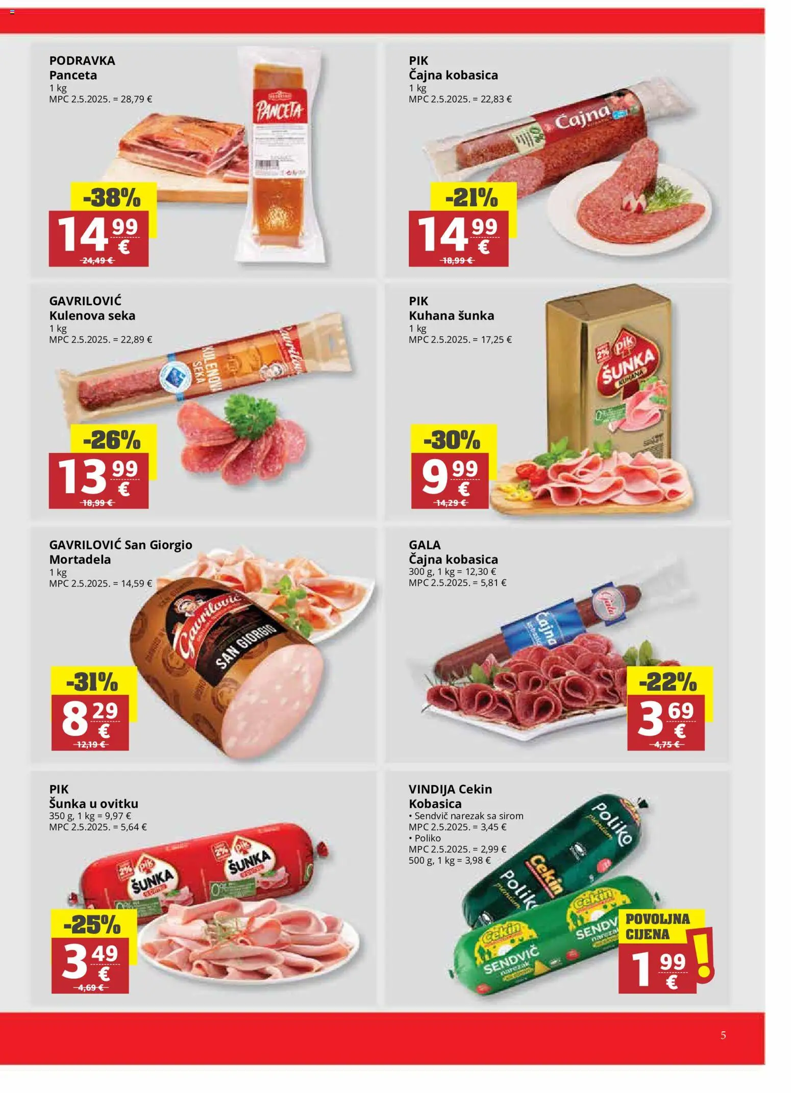 Ultra Gros katalog akcija strana 5 – vrijedi od 22.7. do 6.8.2026.