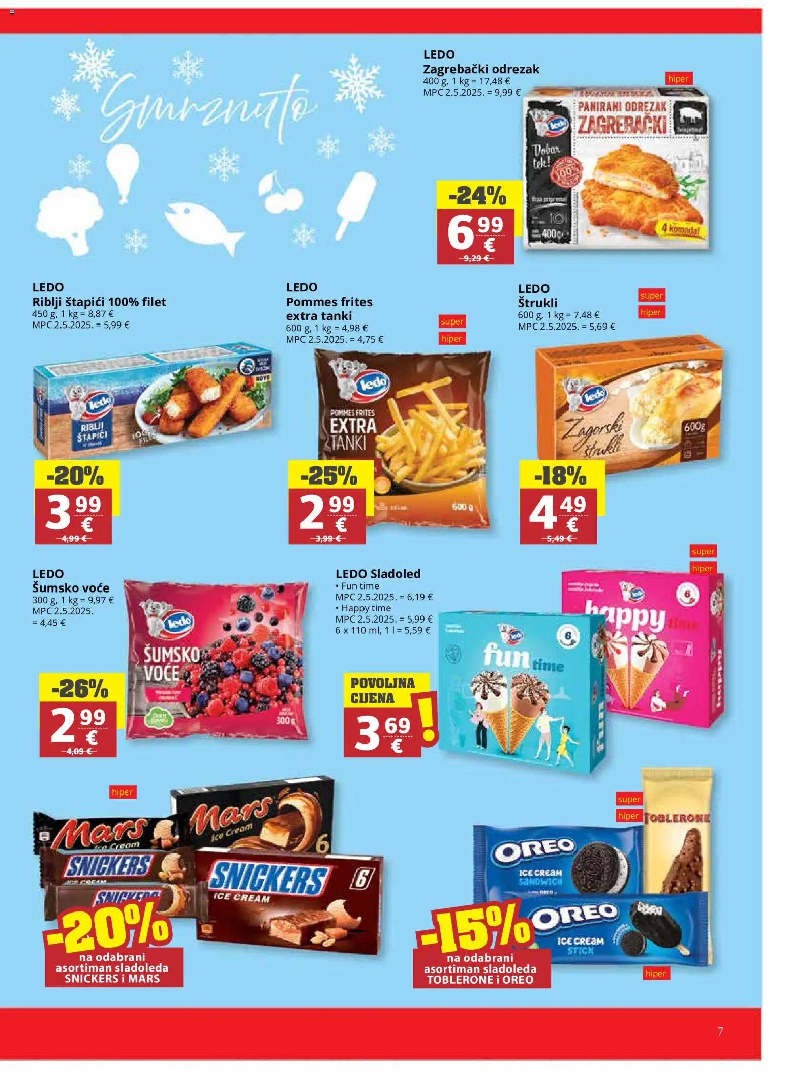 Ultra Gros katalog akcija strana 7 – vrijedi od 22.7. do 6.8.2026.