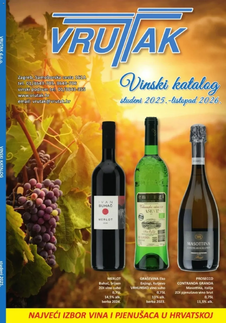 Vrutak katalog akcija strana 1 – vrijedi od 1.11. do 31.10.2026.
