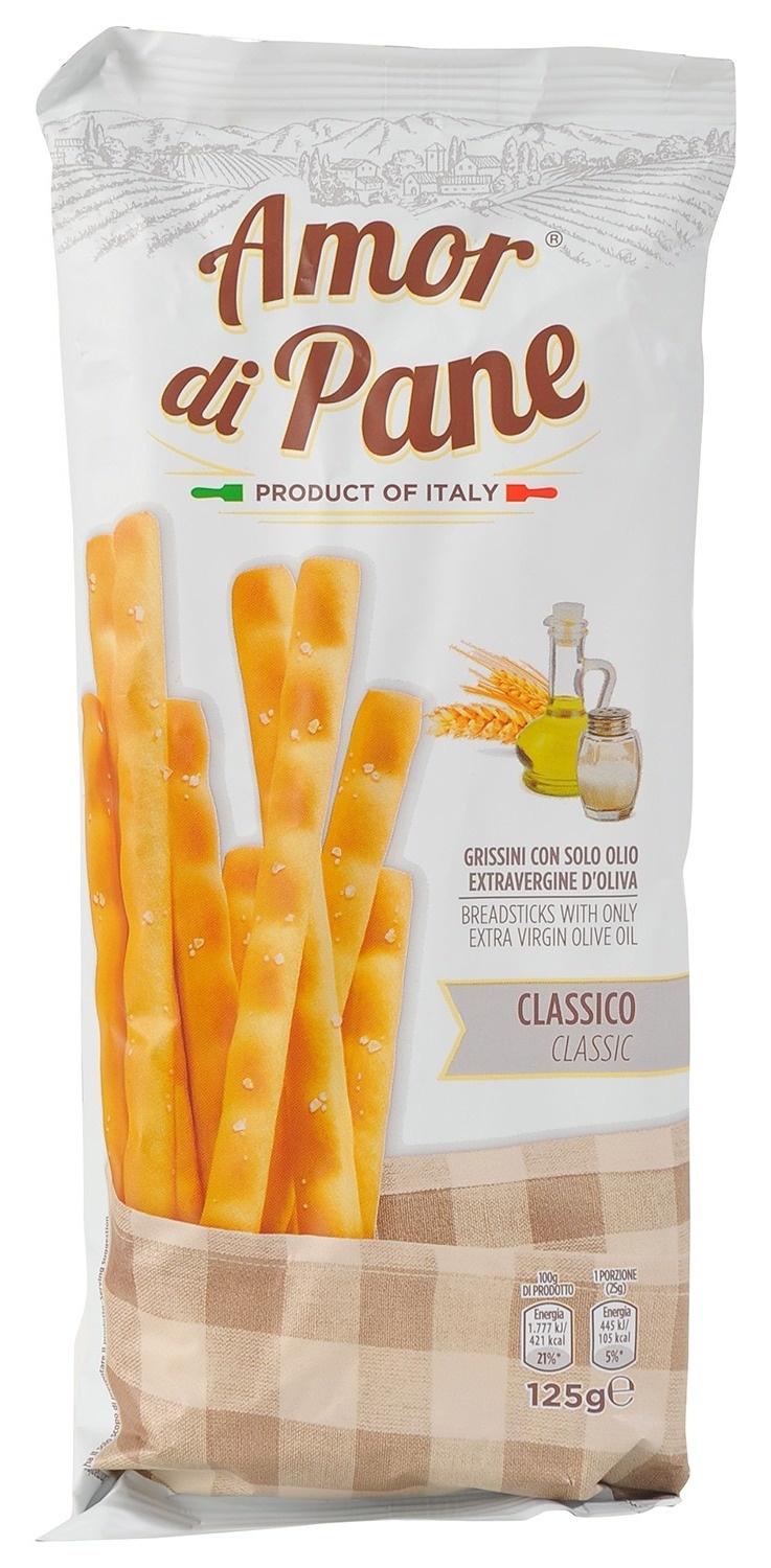 Amor di Pane Grissini Classic 0.125 kg