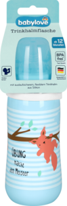 Babylove bočica sa slamkom 330ml 12+