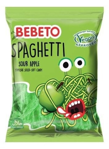 Bebeto Bombon Spaghetti Jabuka 0.080 kg