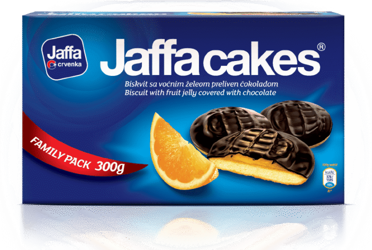 Jaffa Crvenka Jaffa Cakes Biskvit s Želeom Naranča 0.300 kg