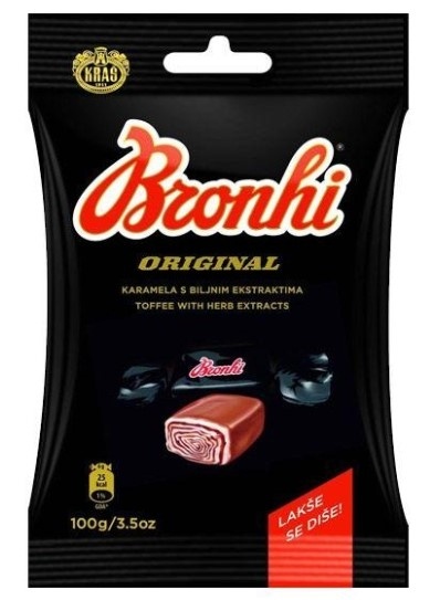 Kraš Bronhi Original Bomboni 0.100 kg