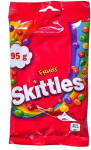 Skittles Bomboni Fruits 95 g 0.095 kg