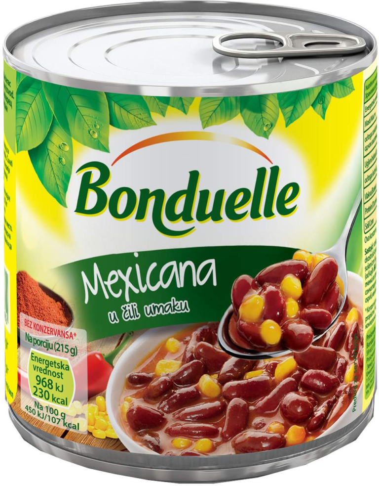 Bonduelle Grah i kukuruz Mexicana 0.430 kg