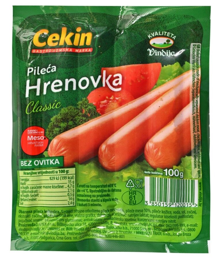 Cekin Pileća hrenovka Classic 0.100 kg