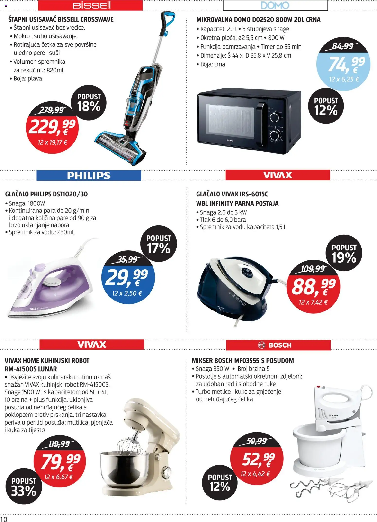Centar Tehnike katalog akcija strana 10 – vrijedi od 31.8. do 20.9.2026.