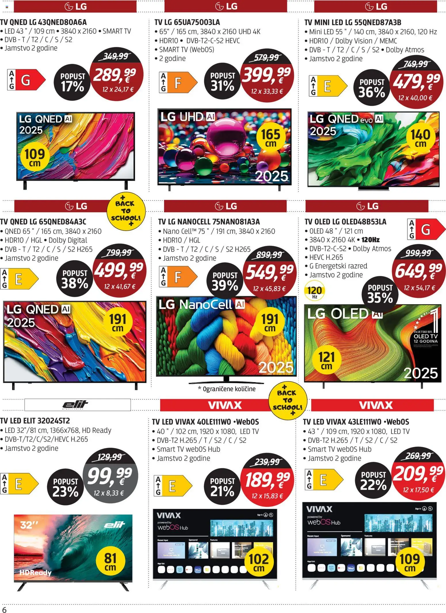 Centar Tehnike katalog akcija strana 6 – vrijedi od 31.8. do 20.9.2026.