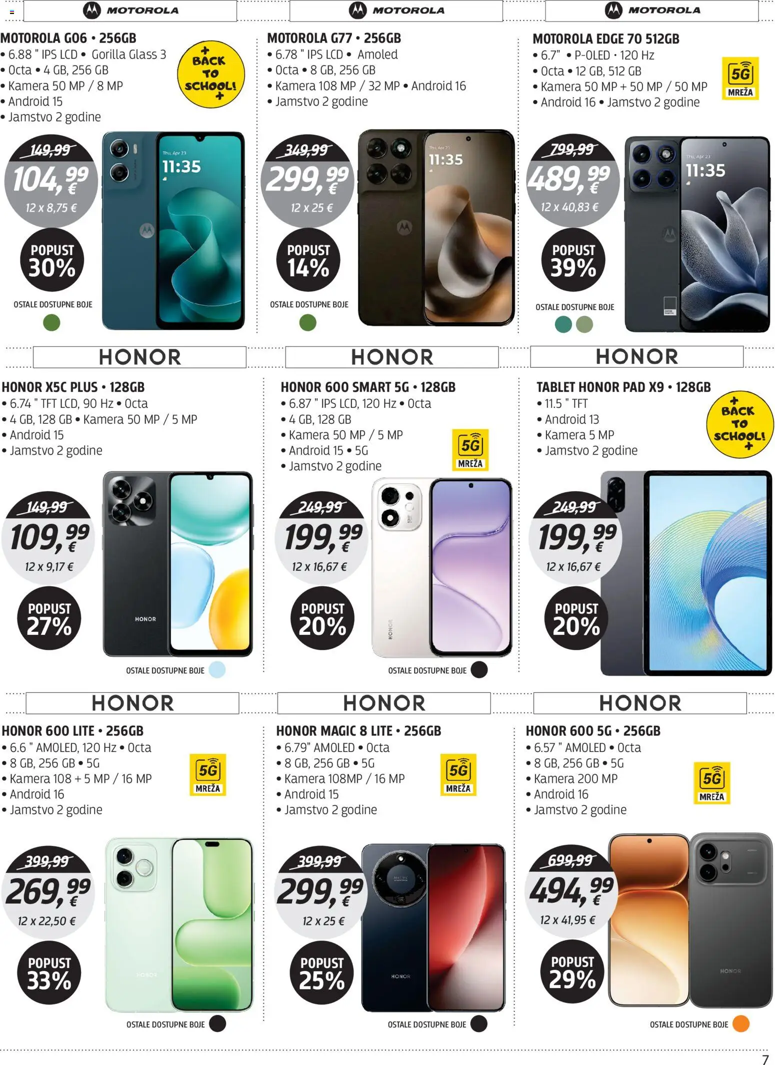 Centar Tehnike katalog akcija strana 7 – vrijedi od 31.8. do 20.9.2026.