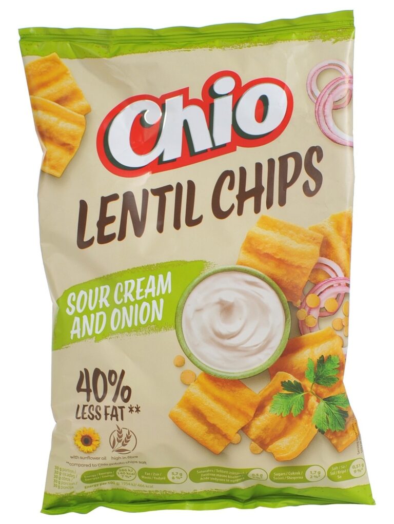 Čips od leće Chio Sour Cream i Luk 0.065 kg