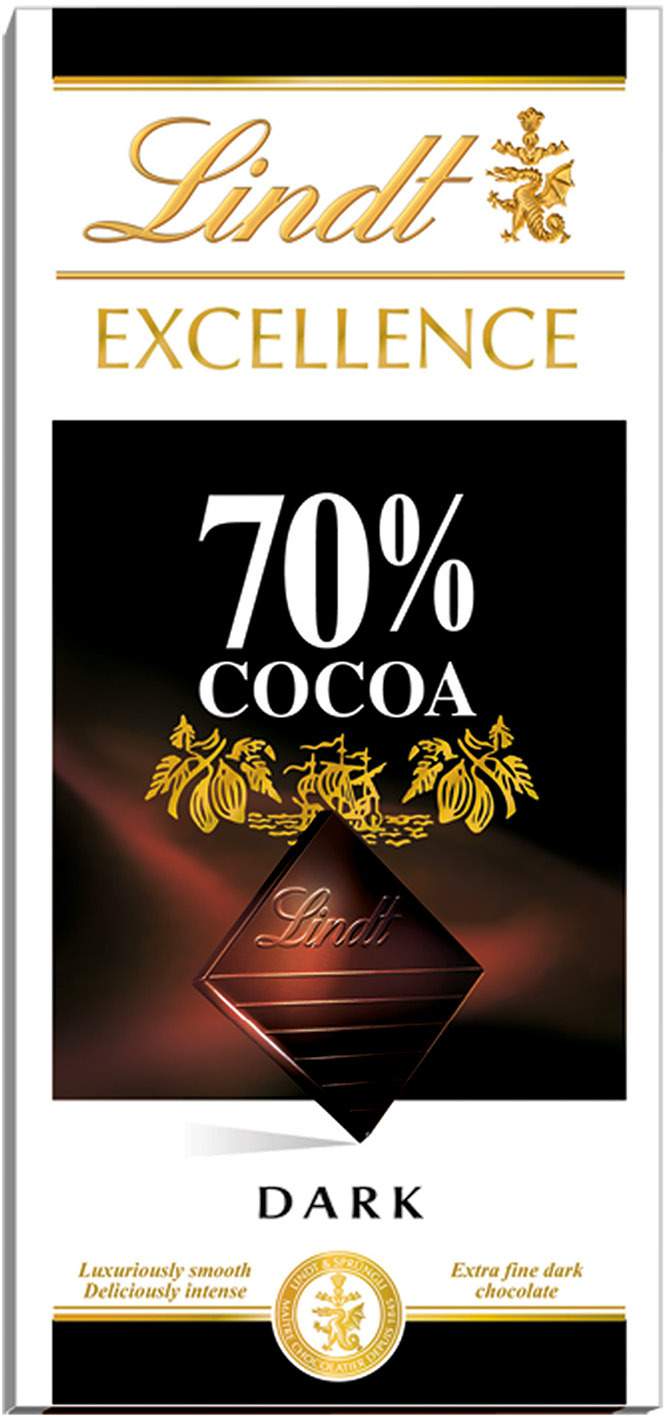 Lindt Excellence Dark 70% Kakao 0.100 kg