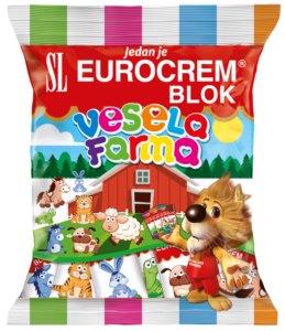 Eurocrem Kakao tabla mliječna 140 g vesela farma