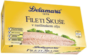 Delamaris Skuša Filet u Biljnom Ulju 0.125 kg