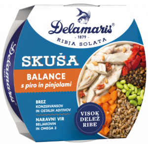 Skuša salata balance 170 g delamaris