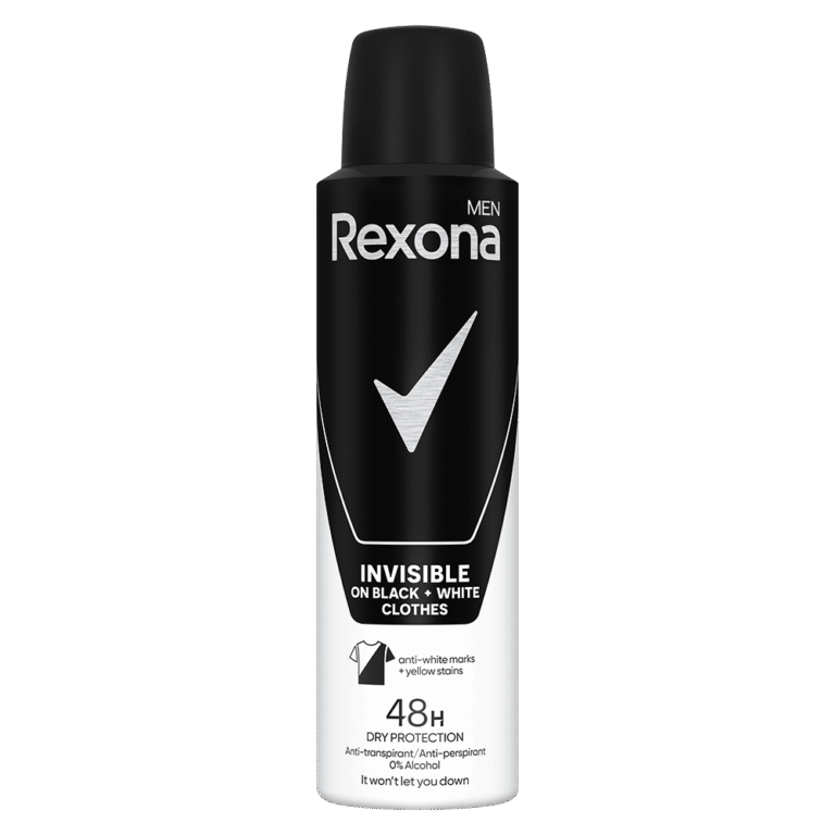 Rexona Men Invisible Black+White Dezodorans u Spreju 0.150 L