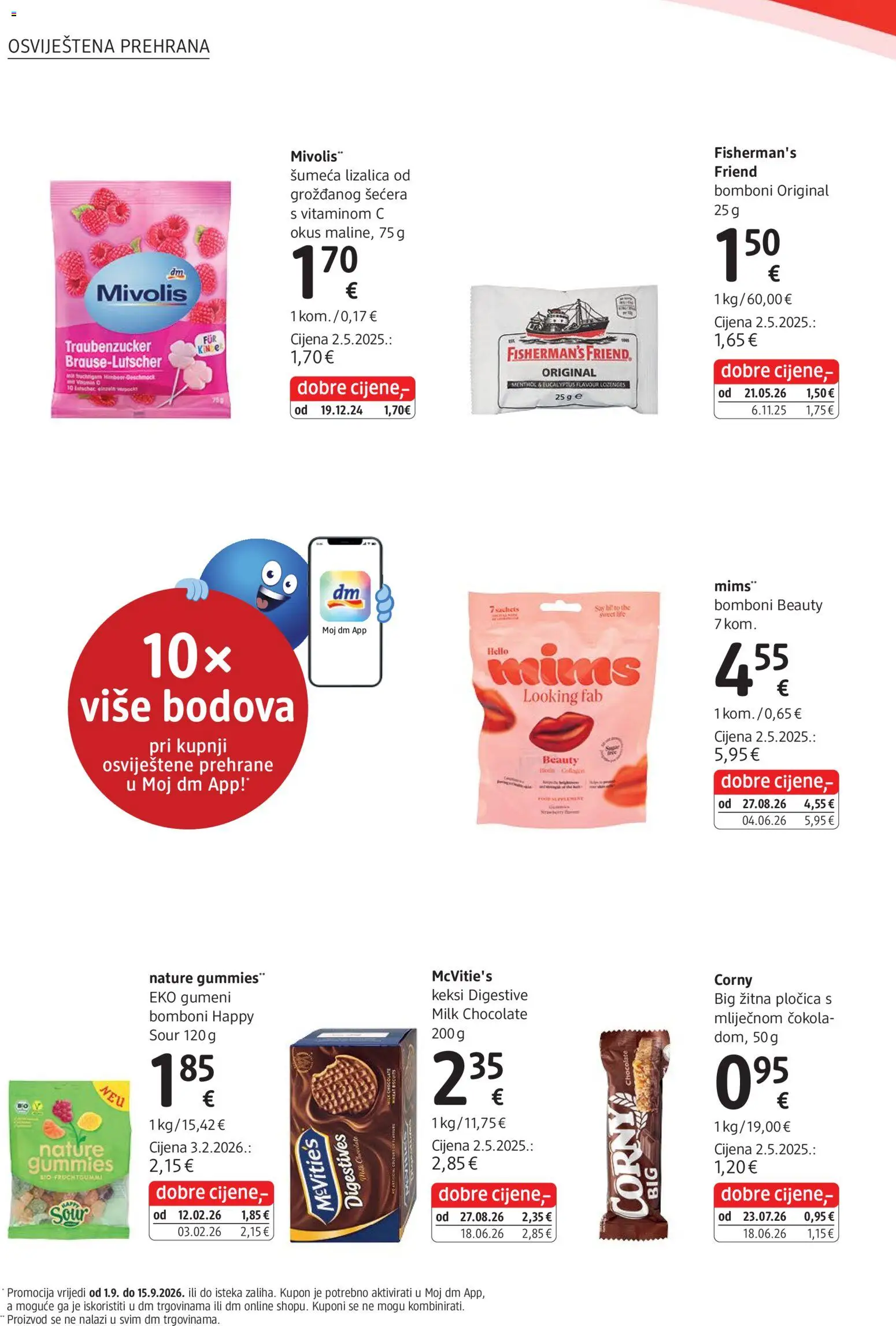 dm katalog akcija strana 10 – vrijedi od 1.9. do 30.9.2026.