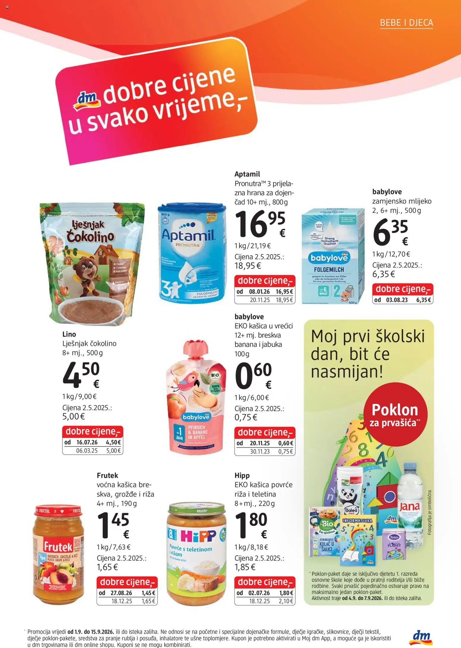 dm katalog akcija strana 13 – vrijedi od 1.9. do 30.9.2026.