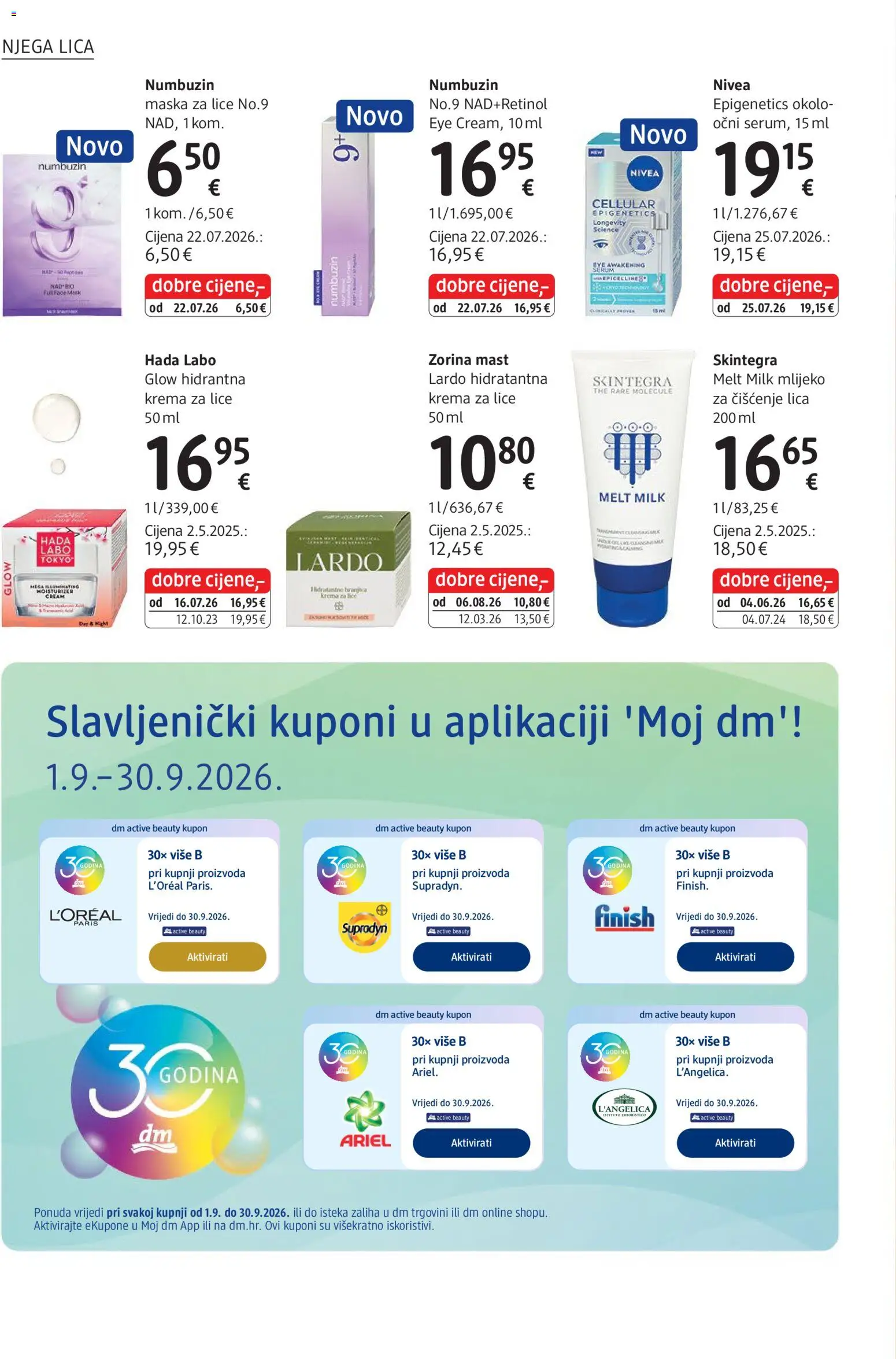 dm katalog akcija strana 28 – vrijedi od 1.9. do 30.9.2026.