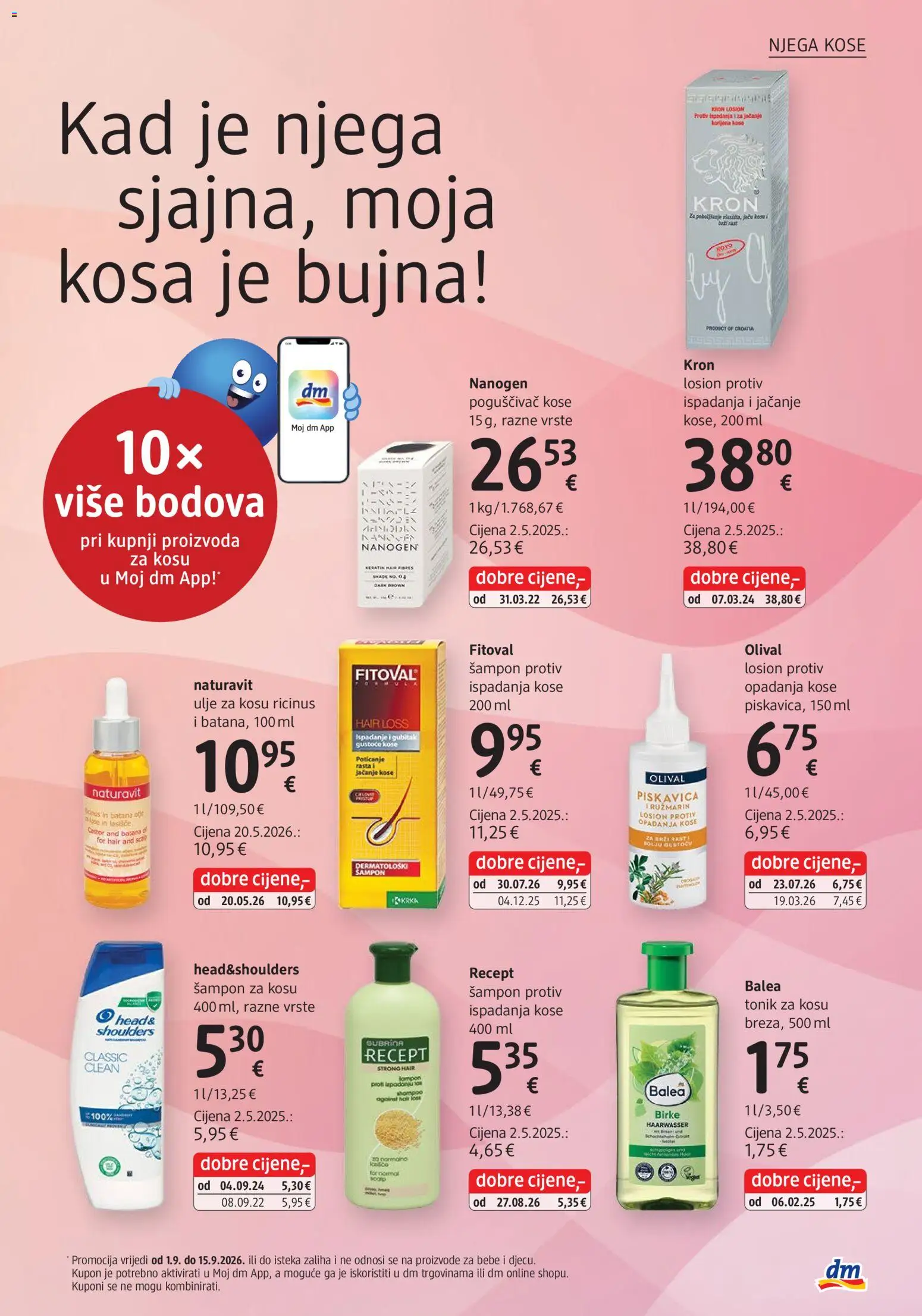 dm katalog akcija strana 31 – vrijedi od 1.9. do 30.9.2026.