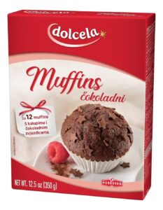Dolcela Muffins čokoladni 0.350 kg