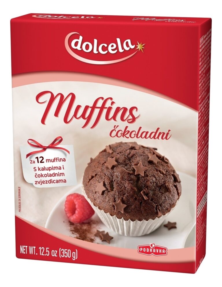 Dolcela Muffins čokoladni 0.350 kg