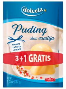 Dolcela Puding vanilija 4x37g 0.148 kg