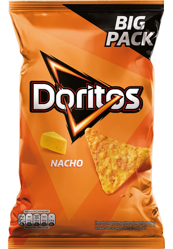 Čips Doritos Nacho Cheese 0.160 kg