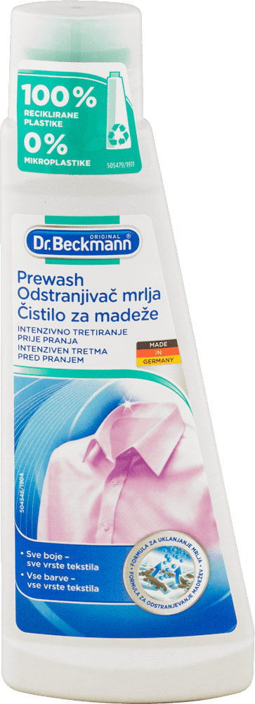 Dr. Beckmann Odstranjivač mrlja Pre-Wash 0.250 L