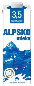 Dukat Alpsko mlijeko 3,5% m.m. 1.000 L