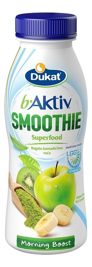 Dukat Jogurt B.Aktiv Matcha 0.330 kg