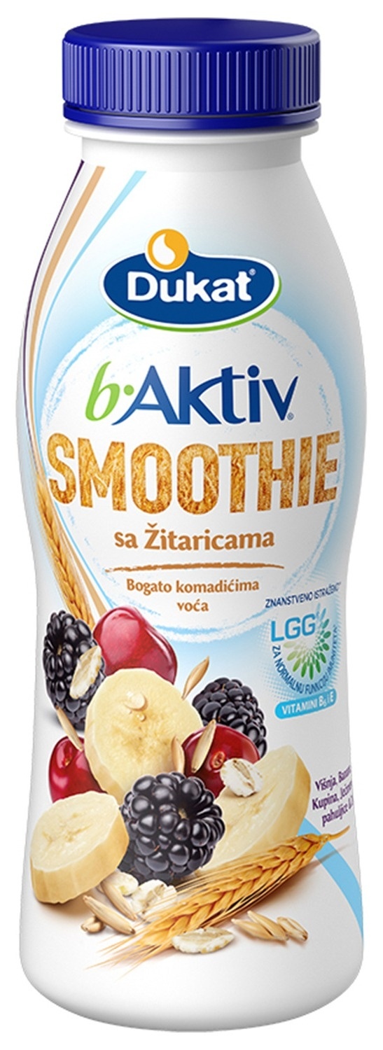 Dukat B.Aktiv Smoothie zob/ječam 0.330 kg
