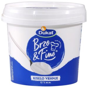Dukat Kiselo vrhnje 12% Brzo & Fino 0.900 kg