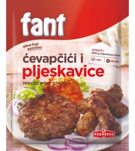 Podravka Fant za ćevape, pljeskavicu i hamburger 0.040 kg