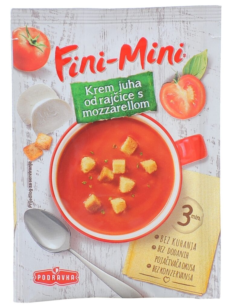 Podravka Fini Mini Juha Rajčica Mozzarella 0.023 kg
