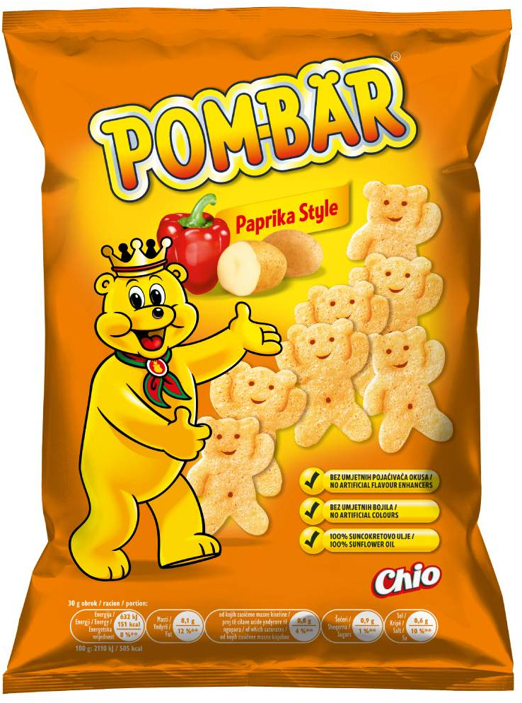 Flips Pom-Bär Paprika 0.050 kg