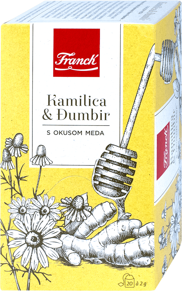 Franck Čaj kamilica, đumbir, med 0.040 kg