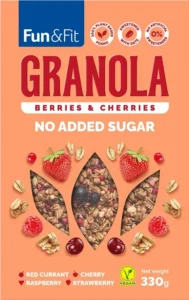 Fun&Fit Muesli Granola Crveno Voće 0.330 kg