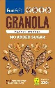 Fun&Fit Muesli Granola Kikiriki Maslac Tamna Čokolada 0.330 kg