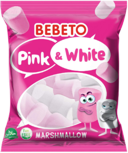 Bebeto Bomboni Pjenasti Pink & White 0.060 kg