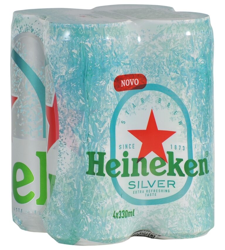 Pivo Heineken Silver 4x0,33L Limenka 1.320 L