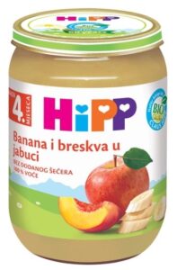 Hipp Kašica banana, breskva, jabuka Bio 0.190 kg