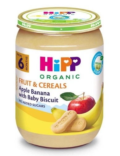 Kašica Hipp jabuka, banana i keks 0.190 kg