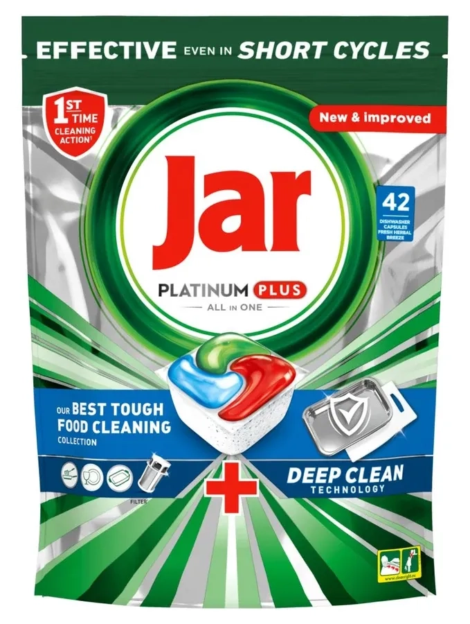 Jar Platinum Plus Deep Clean tablete za perilicu posuđa 42.000 kom