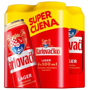 Pivo Karlovačko Limenka 4x0.5L 2.000 L